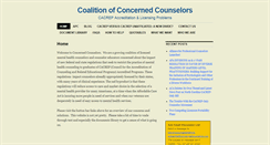 Desktop Screenshot of concernedcounselors.org
